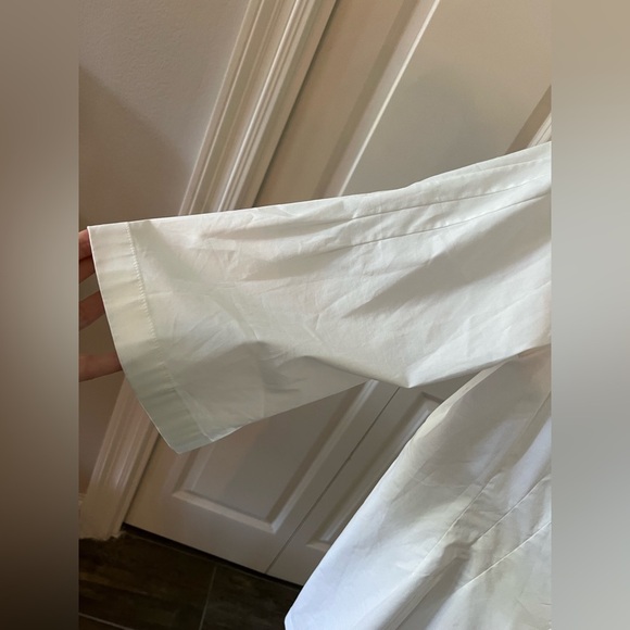 Christian Siriano for J. Jill limited edition women’s white Blouse Tunic Blouse - Picture 5 of 8